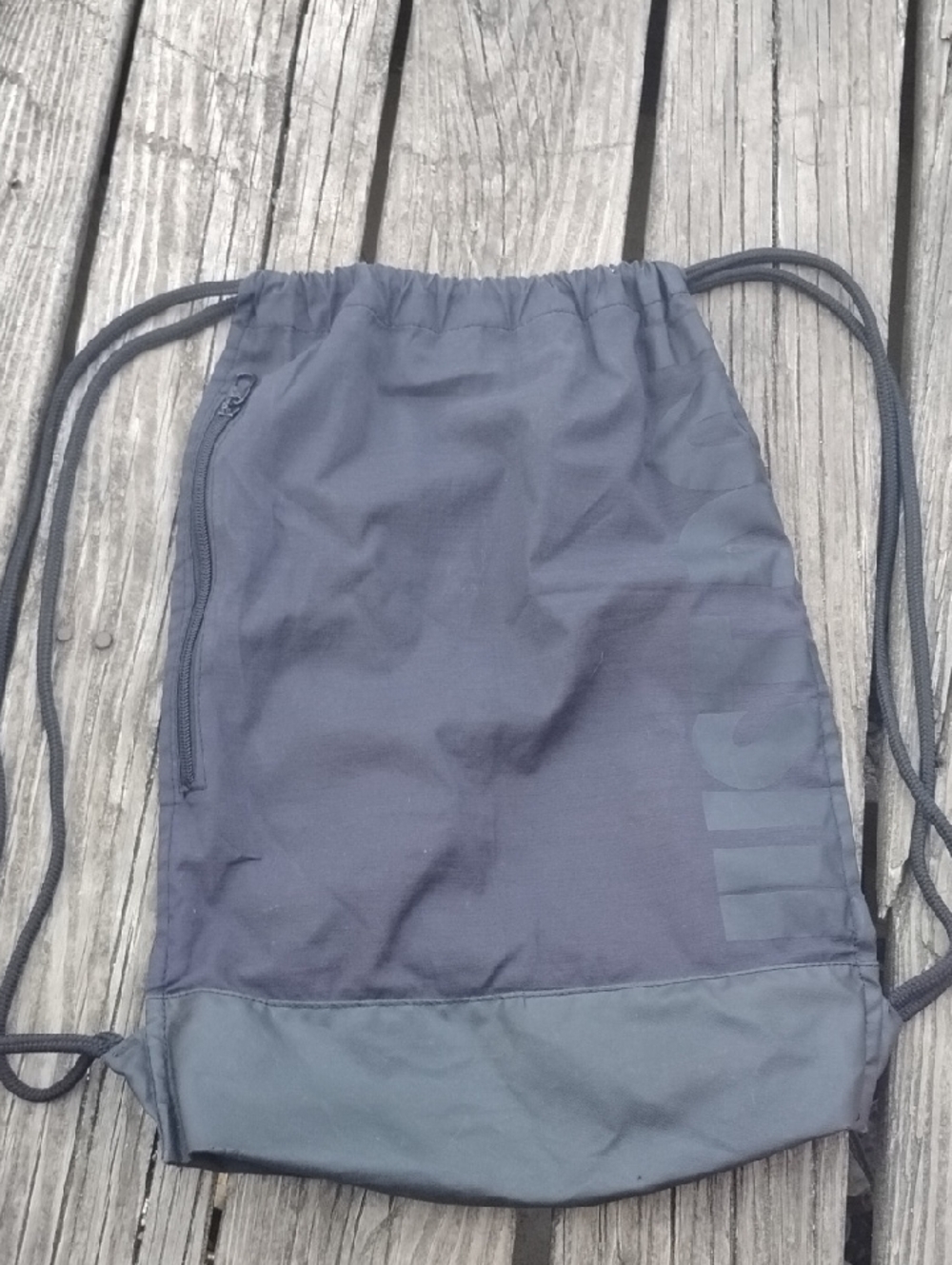 Nike Light Blue Polyester Lightweight Backpack with Nike Swoosh Tag - Picture 4 of 6